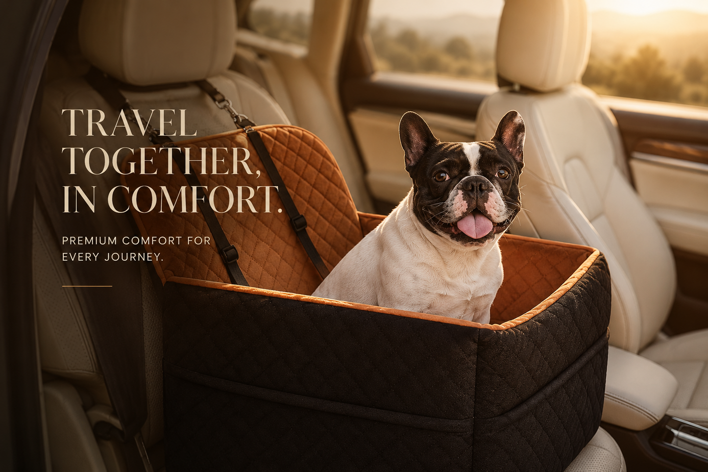 PawRide™ Memory Foam Travel Seat